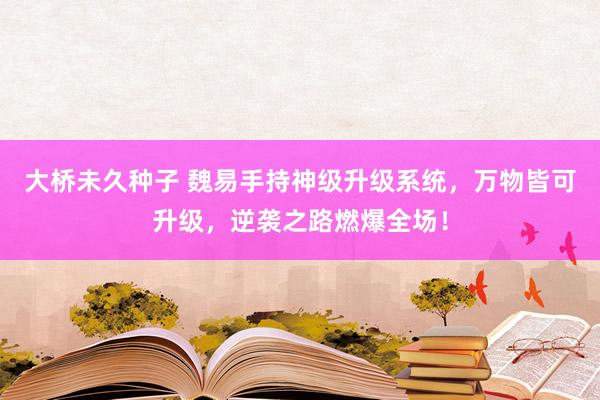 大桥未久种子 魏易手持神级升级系统，万物皆可升级，逆袭之路燃爆全场！