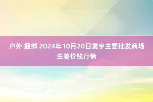 户外 捆绑 2024年10月20日寰宇主要批发商场生姜价钱行情