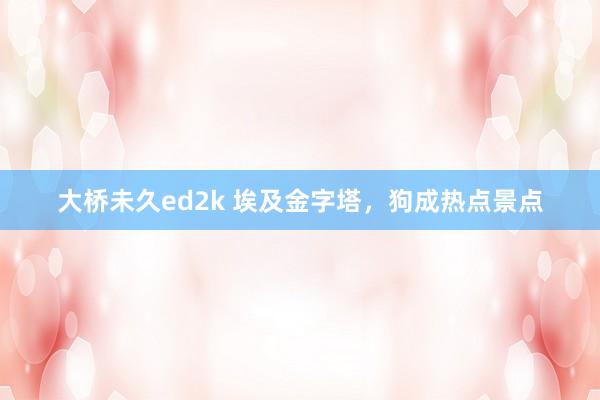 大桥未久ed2k 埃及金字塔，狗成热点景点