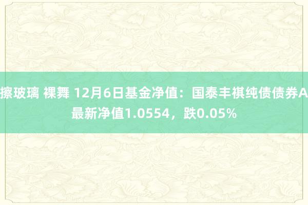 擦玻璃 裸舞 12月6日基金净值：国泰丰祺纯债债券A最新净值1.0554，跌0.05%