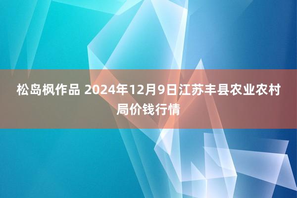 松岛枫作品 2024年12月9日江苏丰县农业农村局价钱行情